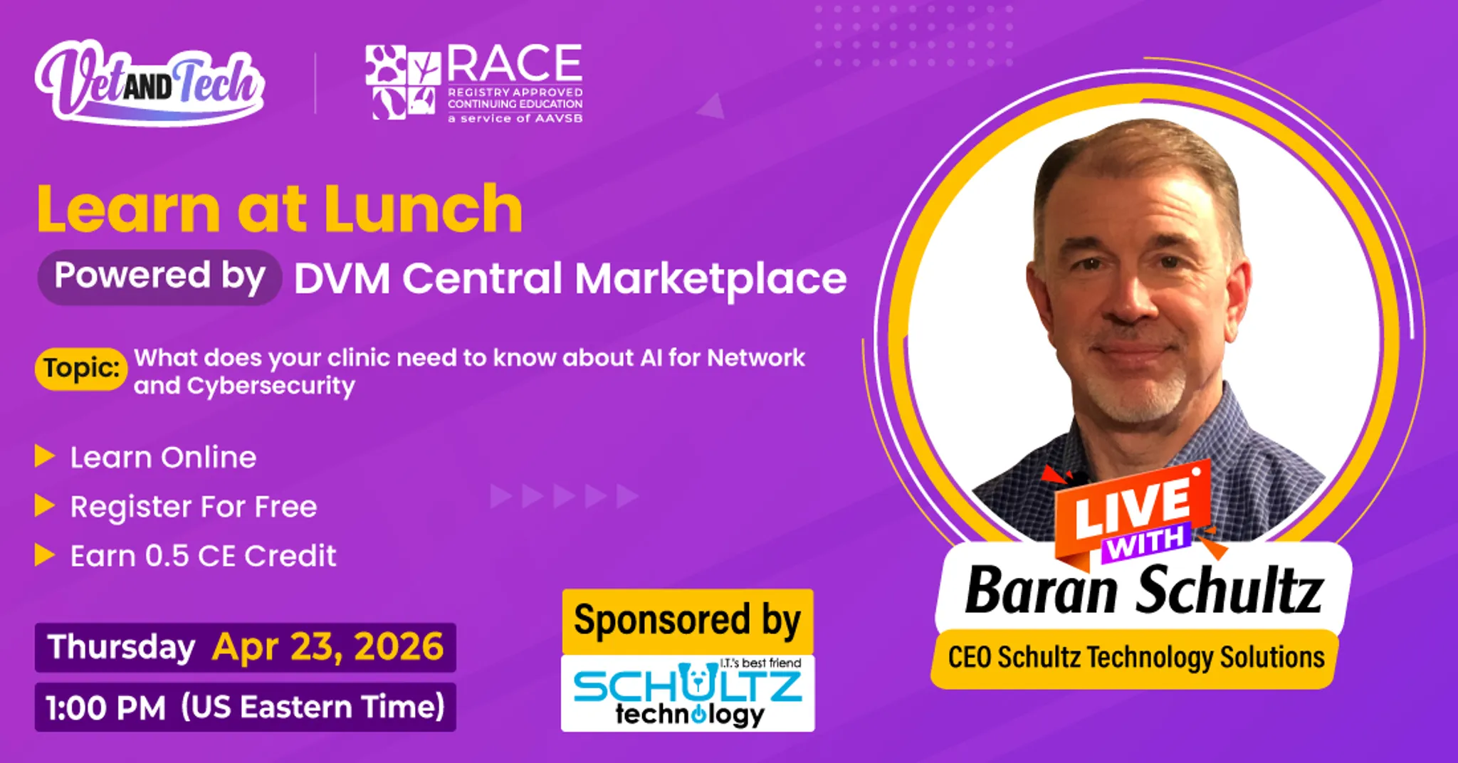 Virtual Learn at Lunch 2026 Powered by DVM Central Marketplace